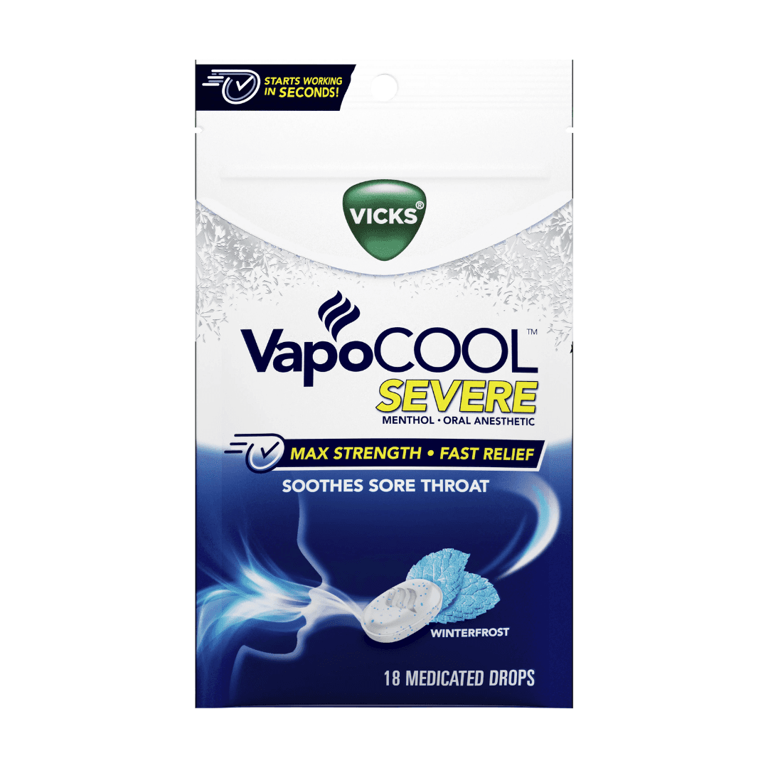 VAPOCOOL SEVERE DROPS WINTERFROST 12/18 ct