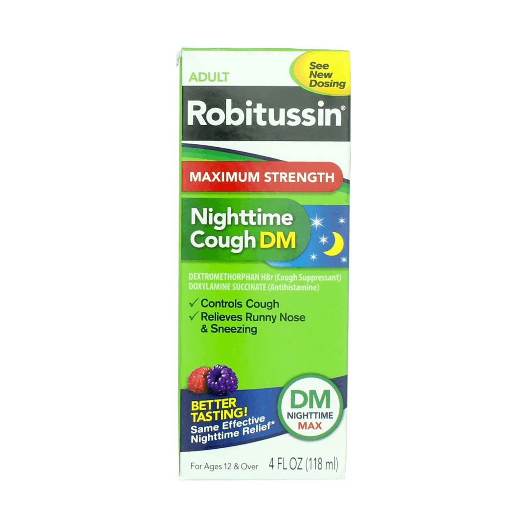 DM MAX BERRY NIGHTTIME COUGH 4 oz