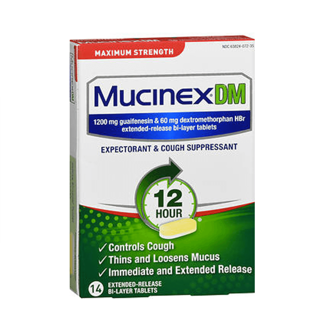 DM EXPECTORANT & COUGH SEPRESSANT TABLETS 14 ct