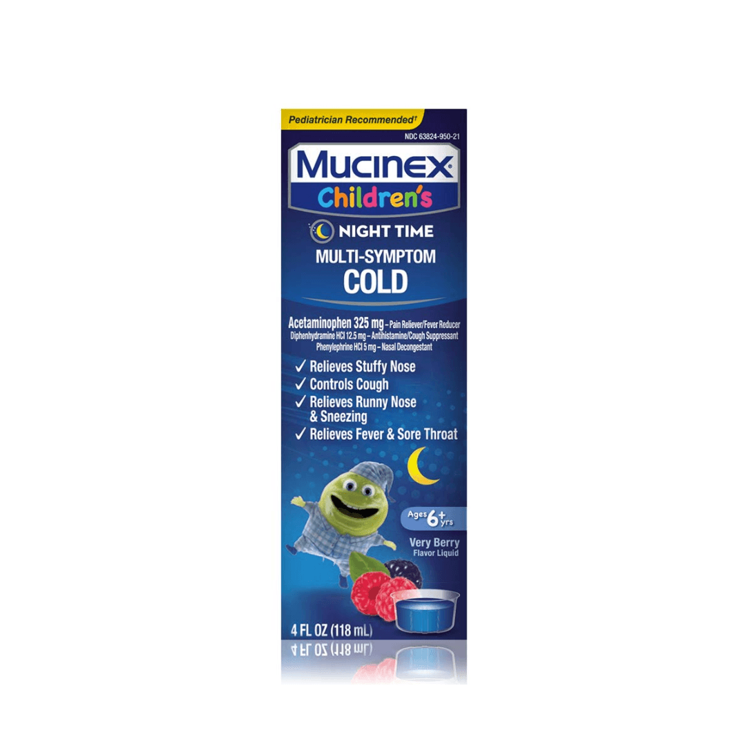 CHILDREN NIGHTIME MULI-SYMPTOM COLD BERRY 4 oz