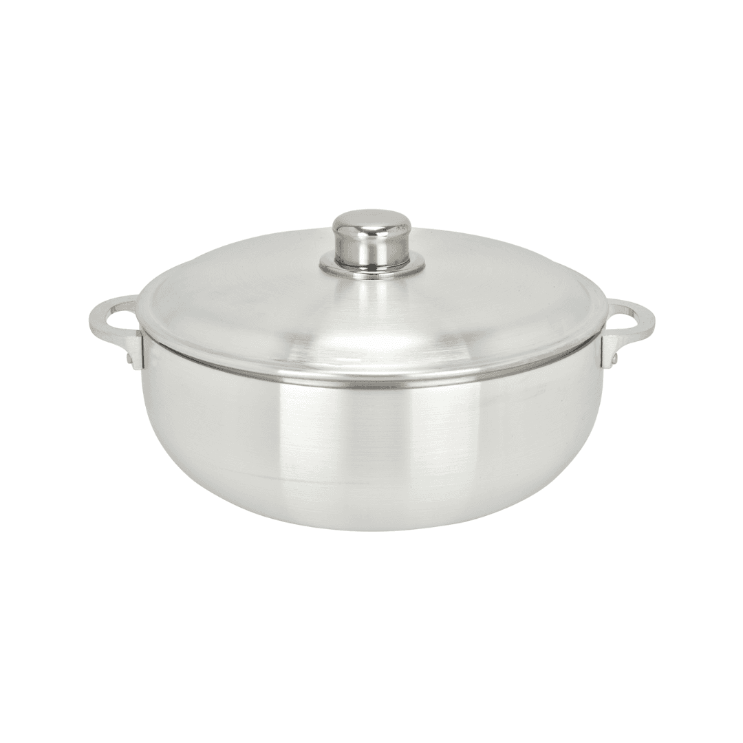 ALUMINUM CALDERO WITH GLASS LID 1.8 qt #3