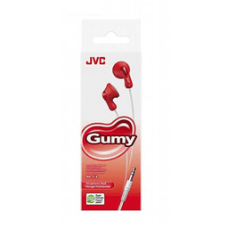 Jvc - GUMY HEADPHONES RED - batteries/electrical