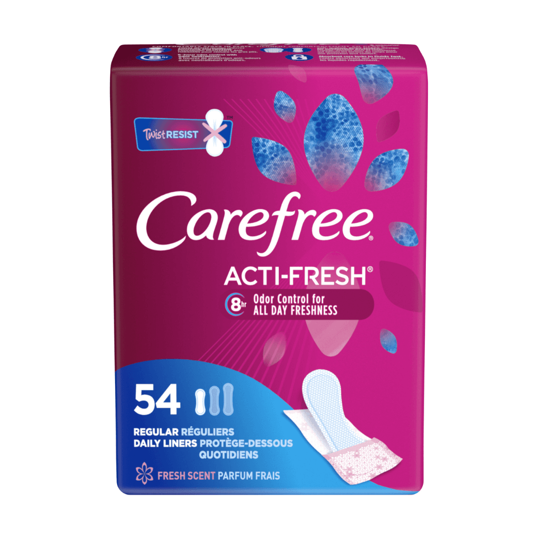 REGULAR FRESH SCENT LINERS 54 CT CS/8