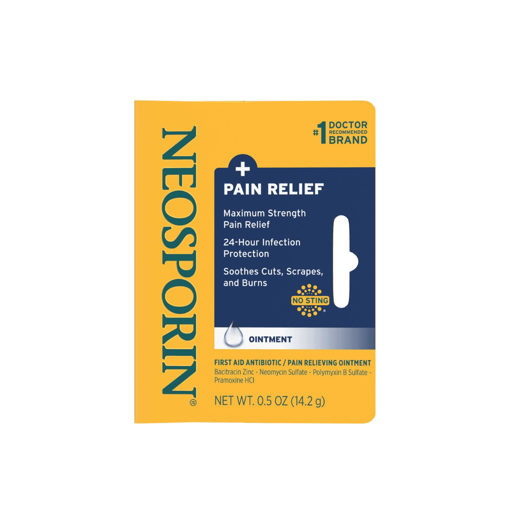 FIRST AID ANTIBIOTIC OINTMENT + PAIN RELIEF .5 oz