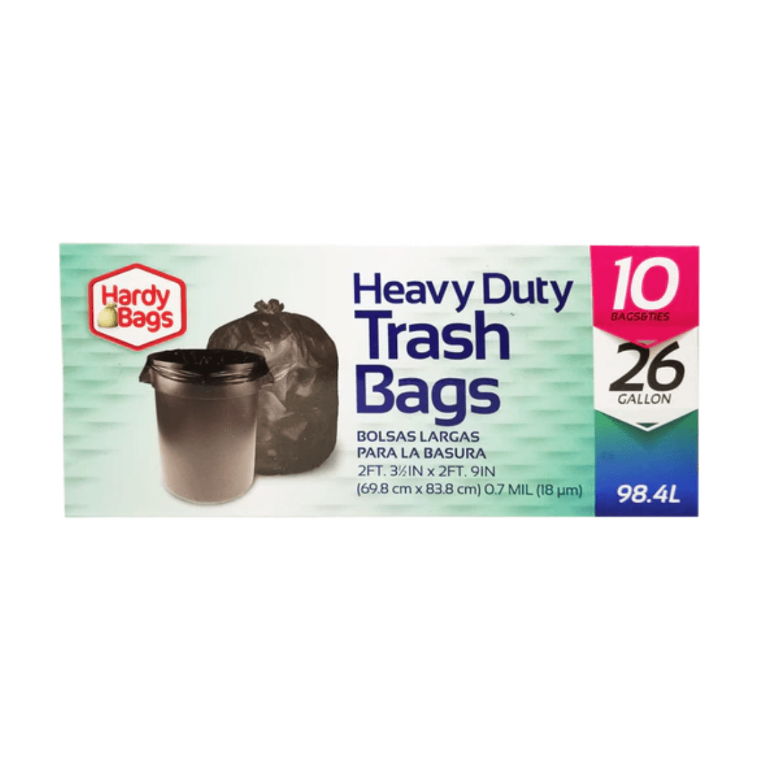 26 GALLON ROLL TRASH BAGS 24/12 ct