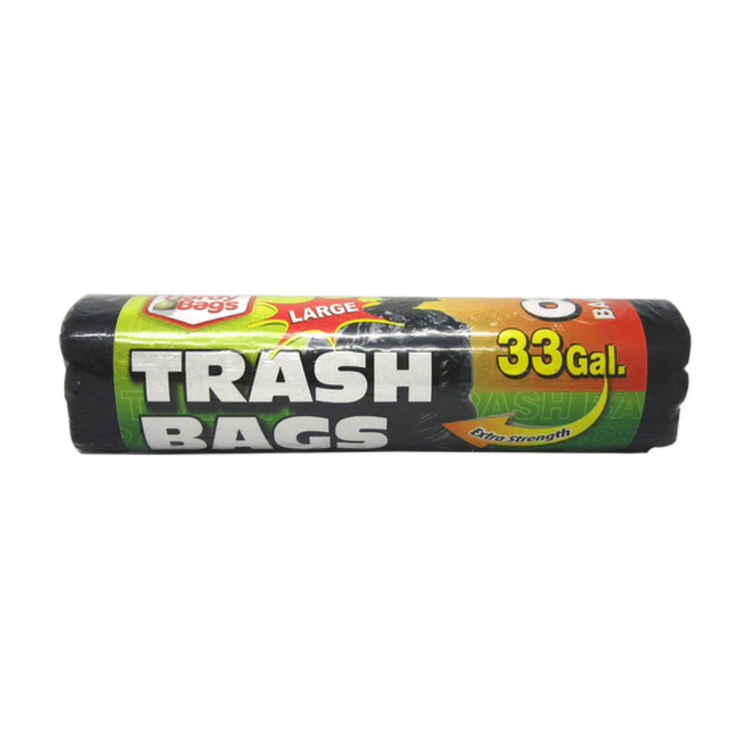 33 GALLON ROLL TRASH BAGS 24/8 ct
