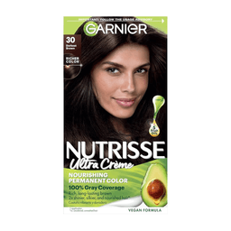 Garnier - NUTRISSE ULTRA CREME 30 DARKEST BROWN COLOR CREAM - Hair