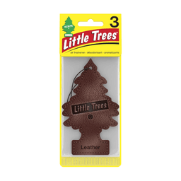 Little Trees - CAR AIR FRESHENER LEATHER 24/1 ct - Home & Kitchen
