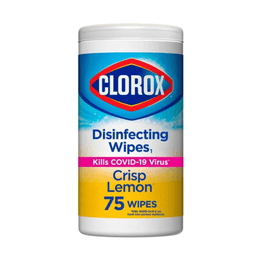 Clorox - DESINFECTING WIPES LEMON SCENT 6/75CT - Laundry & Cleaning