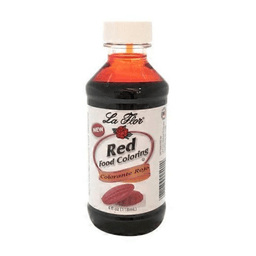 La Flor - RED FOOD COLORING 4 OZ - Home & Kitchen