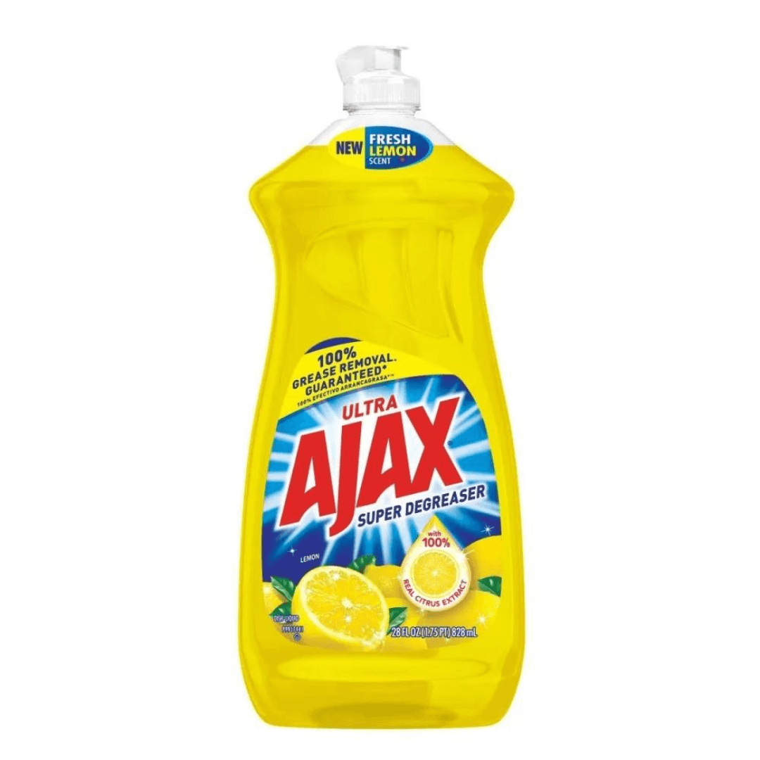 AJAX DISH LIQUID LEMON 28 oz CS/9