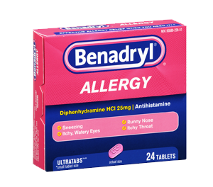 ALLERGY RELIEF DIPHENHYDRAMINE TABLETS 24 ct