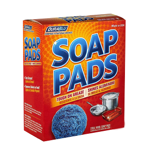 STEELWOOL SOAP PADS 36/10 ct