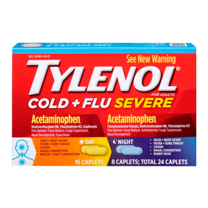 TYLENOL COLD/FLU CAPLETS 24 ct