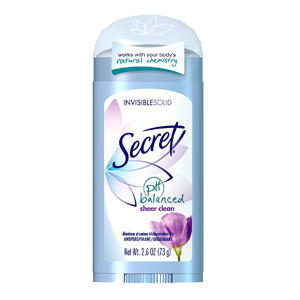 SHEER CLEAN INVISIBLE SOLID DEODERANT  2.6 oz
