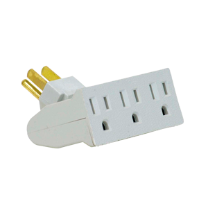 3 OUTLET GROUNDED WALL TAP