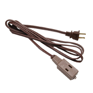 BROWN EXTENSION CORD 6 ft