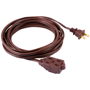BROWN EXTENSION CORD 12 ft