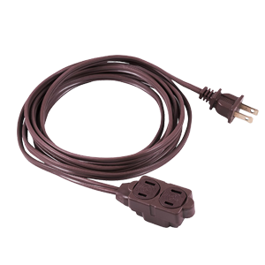 BROWN EXTENSION CORD 15 ft