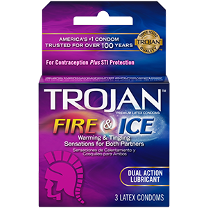 FIRE AND ICE CONDOM 3 ct