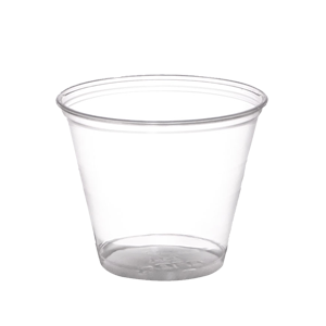 CLEAR PLASTIC CUP 9 oz 12/80 ct