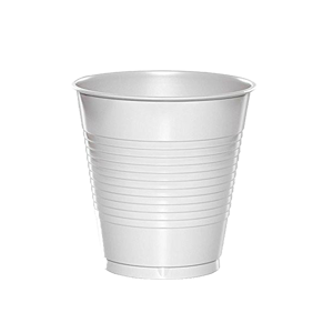 WHITE PLASTIC CUPS 16oz  36/15 ct