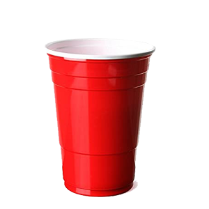 RED  PLASTIC CUPS 16 oz 36/15 ct