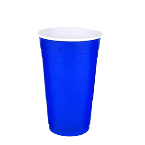 BLUE  PLASTIC CUPS 16 oz  36/15 ct