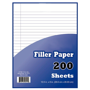 FILLER PAPER 200 sheets
