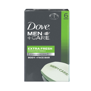 MEN+ CARE BAR SOAP EXTRA FRESH 4 oz 6 pk