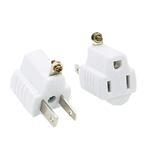3 TO 2 OUTLET ADAPTERS 2 ct