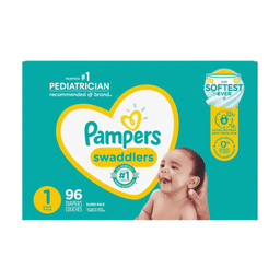Pampers - SWADDLERS SIZE 1 DIAPERS 96 COUNT - Baby