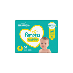 Pampers - SWADDLERS SIZE 4 DIAPERS 66 COUNT - Baby