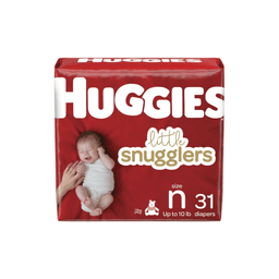 Huggies - LITTLE SNUGGLERS SIZE N (NEWBORN) 4/31 CT - Baby