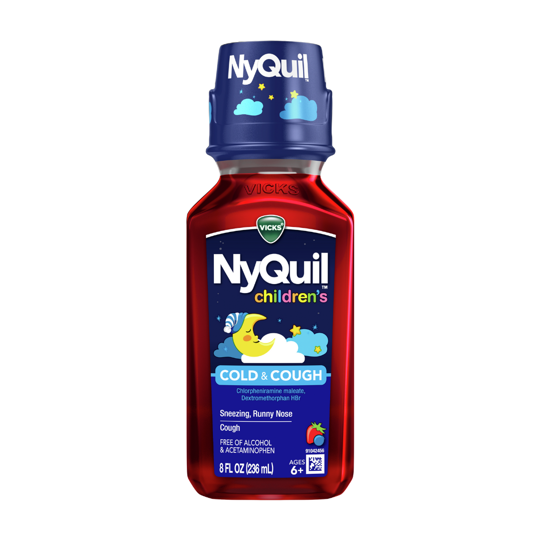 NYQUIL CHILDRENS COLD & FLU BERRY 8 oz