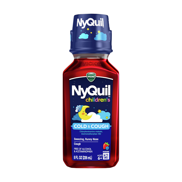 NYQUIL CHILDRENS COLD & FLU BERRY 8 oz