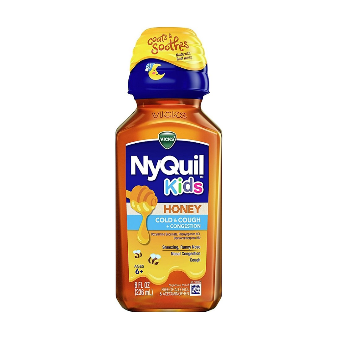 NYQUIL KIDS COLD & COUGH HONEY 8 oz