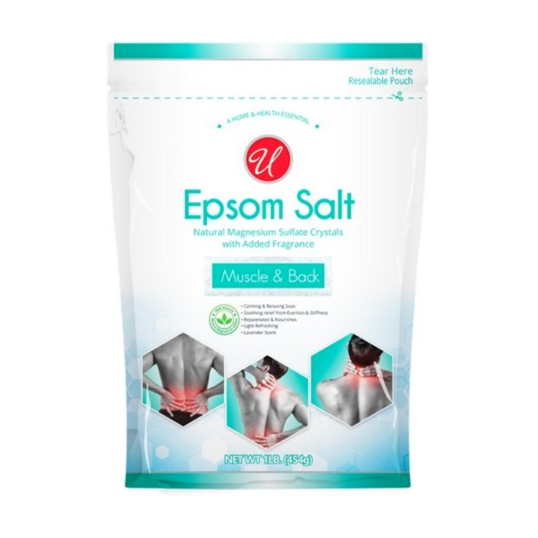 EPSOM SALT MUSCLE & BACK 1 LB CS/12